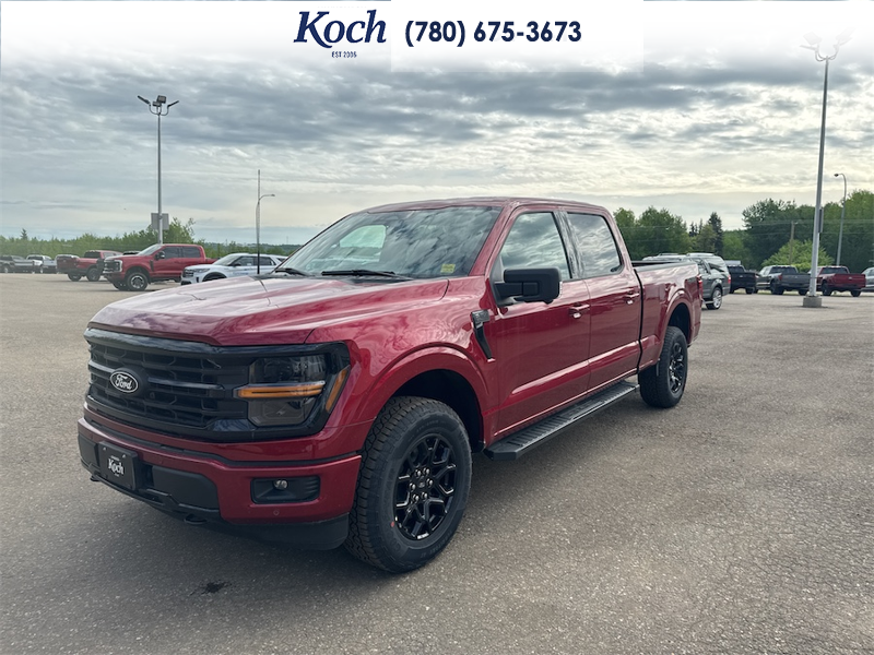 NEW 2026 Ford F-150 XLT - Ruby Red Metallic Tinted Clearcoat Exterior - $76,605 - Stock #A26100 - VIN 1FTFW3L84TKD52776 - Photo 4