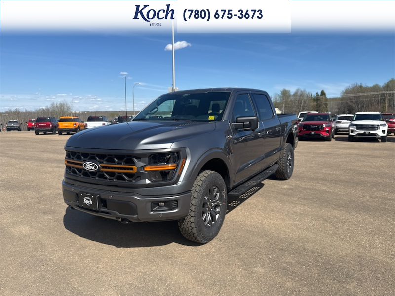 NEW 2026 Ford F-150 Tremor - Carbonized Grey Metallic Exterior / BLACK SPORT CLOTH Interior - $75,019 - Stock #A26143 - VIN 1FTFW4L89TFA70616 - Photo 4