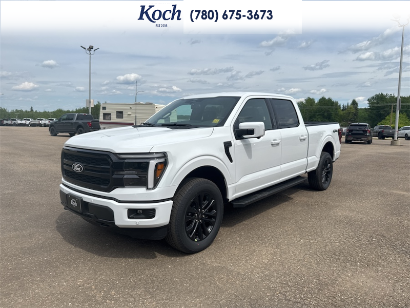 NEW 2026 Ford F-150 LARIAT - Oxford White Exterior / BLACK Interior - $84,235 - Stock #A26221 - VIN 1FTFW5L83TKE27348 - Photo 4