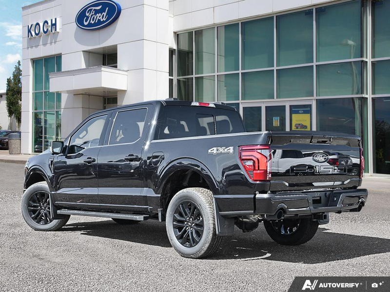NEW 2026 Ford F-150 LARIAT - Agate Black Exterior / BLACK ACTIVE X Interior - $79,460 - Stock #E60869 - VIN 1FTFW5L51TKE69801 - Photo 4