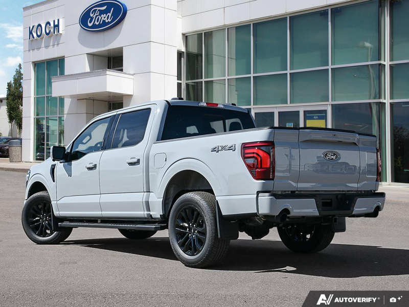 NEW 2026 Ford F-150 LARIAT - Avalanche Exterior / BLACK ACTIVE X Interior - $89,549 - Stock #E60845 - VIN 1FTFW5L80TFB46987 - Photo 4