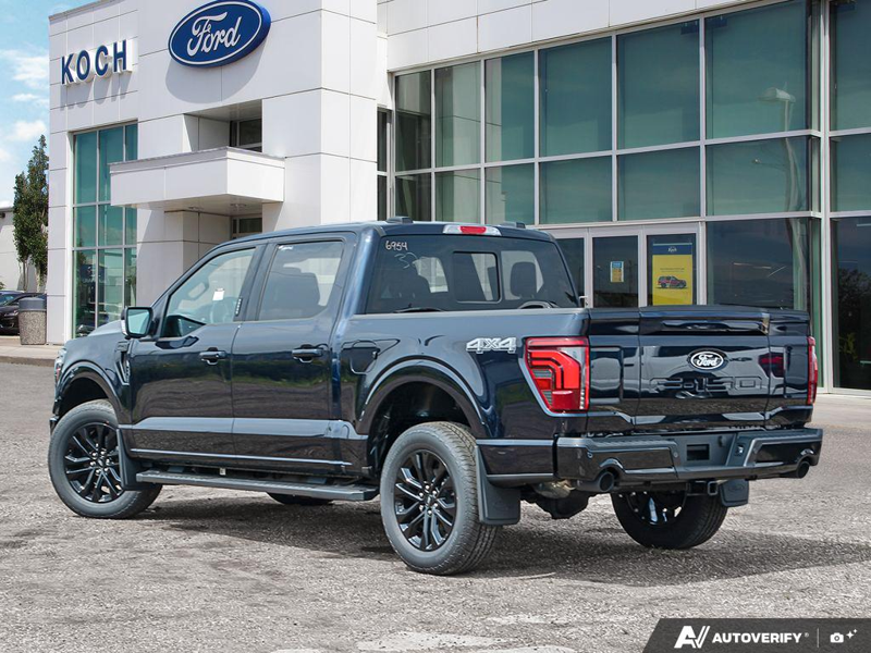 NEW 2026 Ford F-150 LARIAT - Antimatter Blue Metallic Exterior / BLACK ACTIVE X Interior - $82,707 - Stock #E60868 - VIN 1FTFW5L87TFB46954 - Photo 4