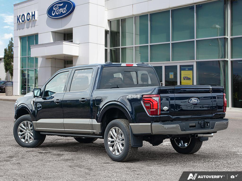 NEW 2026 Ford F-150 King Ranch - Antimatter Blue/marsh Grey Accent Exterior / JAVA Interior - $94,026 - Stock #E60917 - VIN 1FTFW6L88TFB50436 - Photo 4