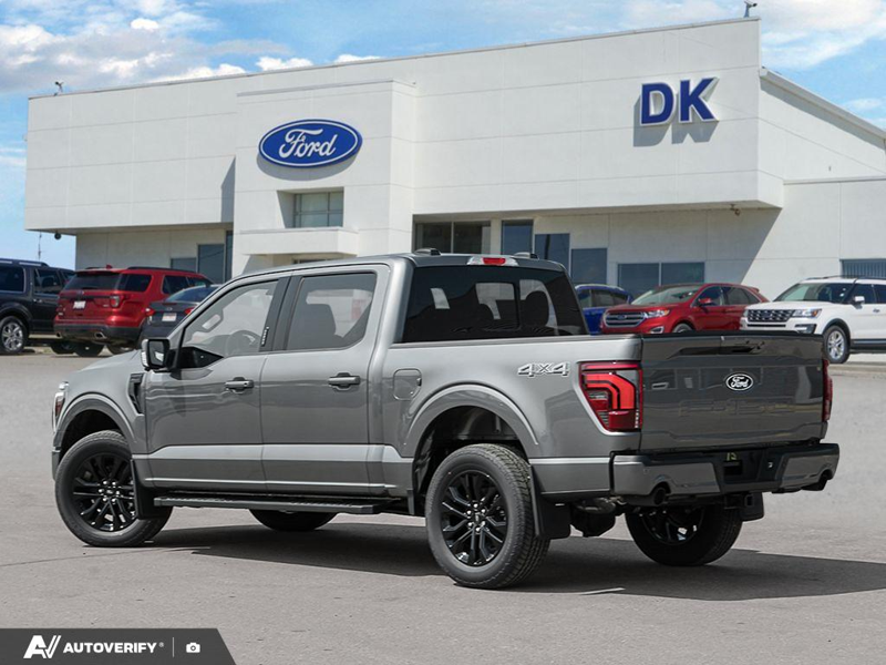 NEW 2026 Ford F-150 LARIAT - Carbonized Grey Metallic Exterior / BLACK ACTIVE X Interior - $78,316 - Stock #D60682 - VIN 1FTFW5L86TKE63177 - Photo 4