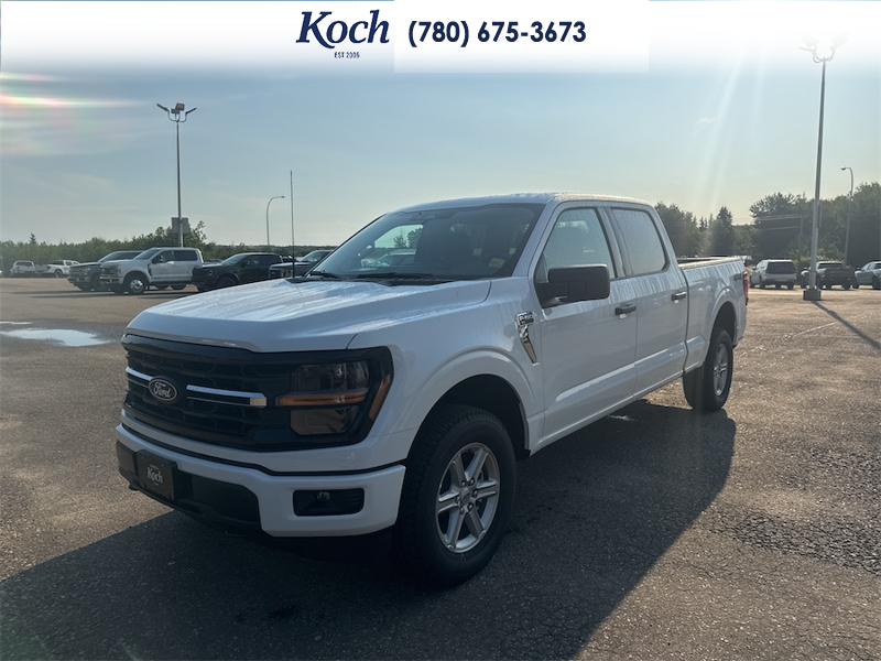 NEW 2026 Ford F-150 XLT - Oxford White Exterior / BLACK W/MEDIUM DARK SLATE, CLOTH 40/20/40 FRONT SEAT (M) Interior - $70,690 - Stock #A26228 - VIN 1FTFW3L88TKE54517 - Photo 4