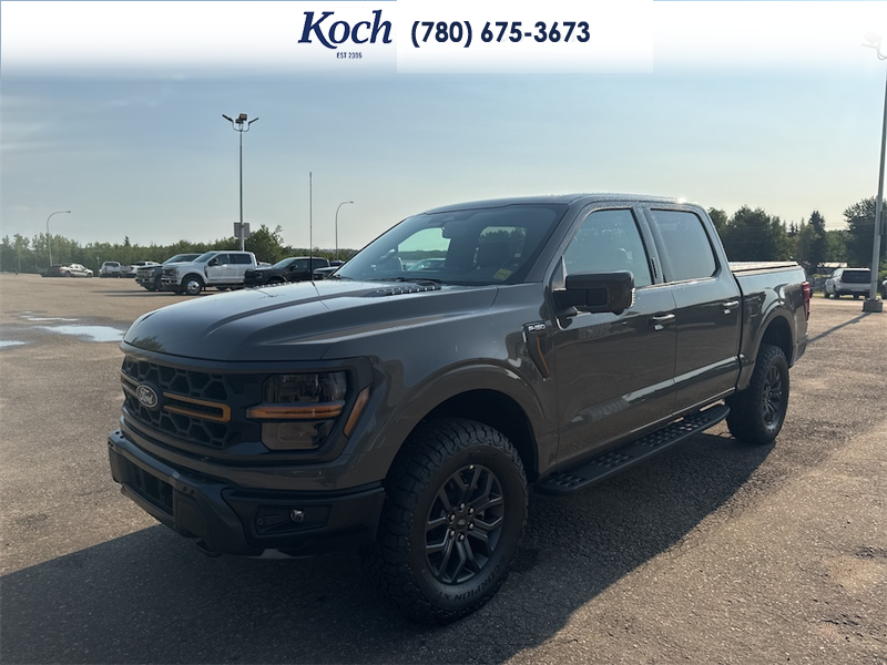 NEW 2026 Ford F-150 Tremor - Marsh Grey Exterior / BLACK, UNIQUE TREMOR LEATHER-TRIMMED BUCKET SEATS Interior - $88,993 - Stock #A26222 - VIN 1FTFW4L87TFB48388 - Photo 4