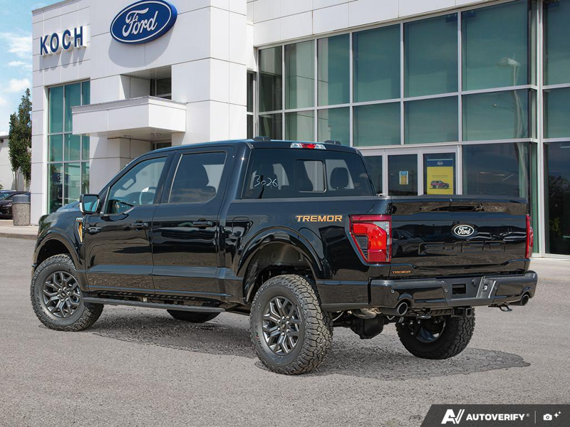 NEW 2026 Ford F-150 Tremor - Agate Black Exterior / BLACK TREMOR LEATHER Interior - $80,949 - Stock #E60954 - VIN 1FTFW4L85TFB68171 - Photo 4