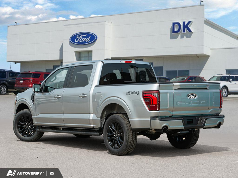 NEW 2026 Ford F-150 LARIAT - Iconic Silver Metallic Exterior / BLACK ACTIVE X Interior - $85,131 - Stock #D60706 - VIN 1FTFW5L88TFB45991 - Photo 4