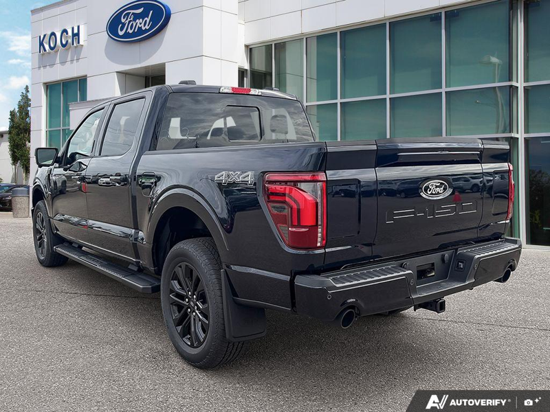 NEW 2026 Ford F-150 LARIAT - Antimatter Blue Metallic Exterior / BLACK ACTIVE X Interior - $86,262 - Stock #E60900 - VIN 1FTFW5L84TFB69768 - Photo 4