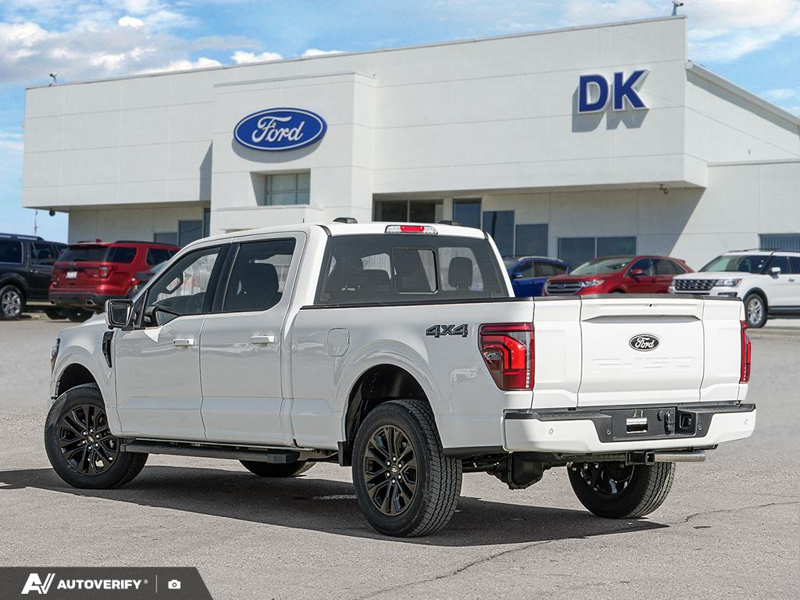 NEW 2026 Ford F-150 LARIAT - Star White Tri-Coat Exterior / BLACK ACTIVE X Interior - $89,402 - Stock #D60781 - VIN 1FTFW5L80TFB61358 - Photo 4