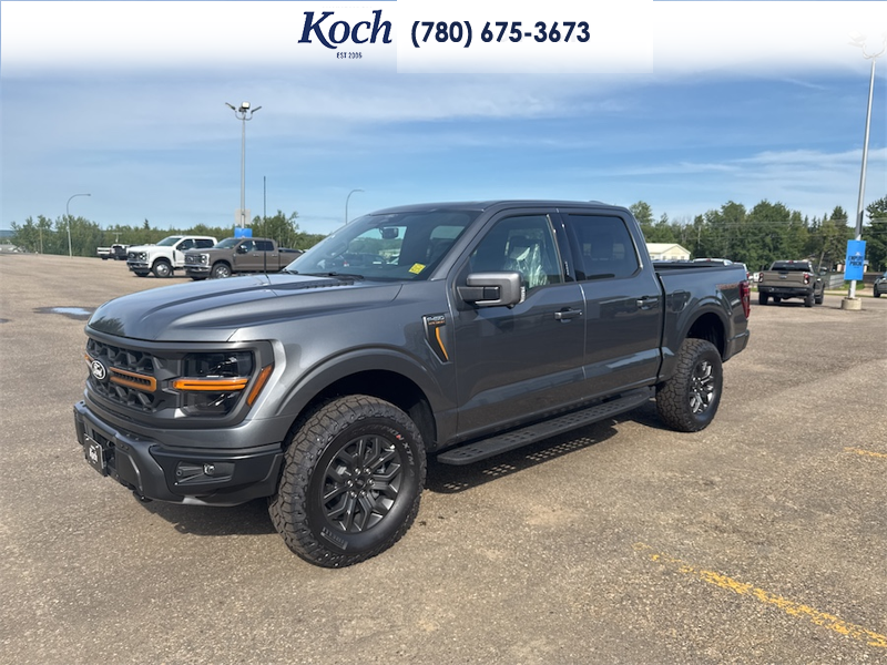 NEW 2026 Ford F-150 Tremor - Carbonized Grey Metallic Exterior / BLACK, UNIQUE TREMOR LEATHER-TRIMMED BUCKET SEATS Interior - $87,395 - Stock #A26227 - VIN 1FTFW4L84TFB54553 - Photo 4