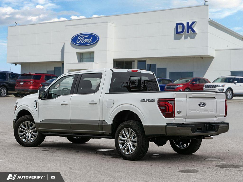 NEW 2026 Ford F-150 King Ranch - Star White Tri-Coat Exterior / JAVA, KING RANCH MULTICONTOUR LEATHER BUCKET SEATS Interior - $98,996 - Stock #D60838 - VIN 1FTFW6L80TFB23571 - Photo 4