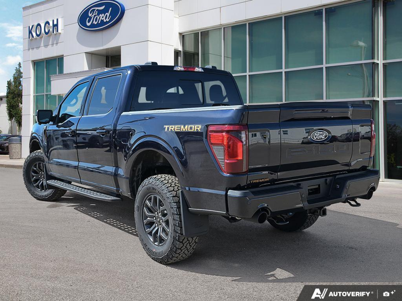 NEW 2026 Ford F-150 Tremor - Antimatter Blue Metallic Exterior / BLACK TREMOR LEATHER Interior - $86,791 - Stock #E60628 - VIN 1FTFW4L53TFA80791 - Photo 4