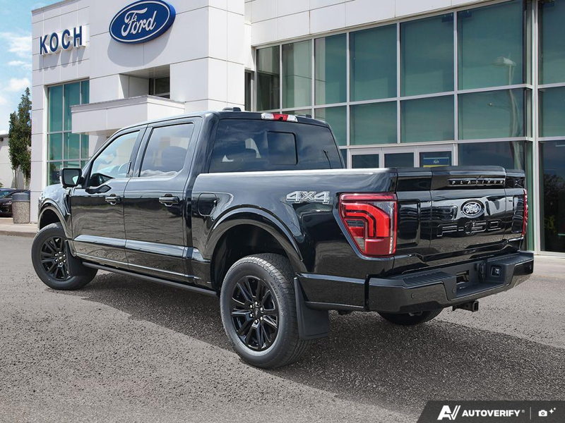 NEW 2026 Ford F-150 Platinum - Agate Black Exterior / BLACK LEATHER Interior - $94,879 - Stock #E60979 - VIN 1FTFW7L81TFB50462 - Photo 4