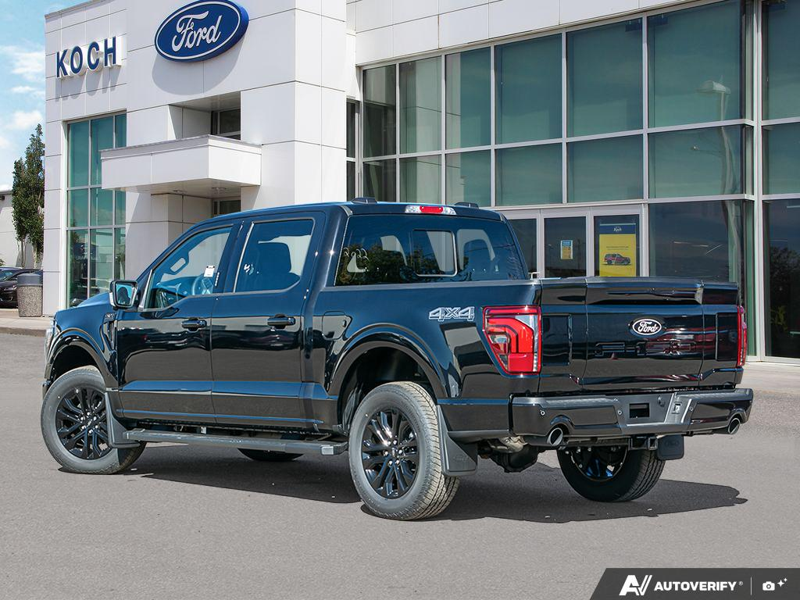 NEW 2026 Ford F-150 LARIAT - Agate Black Metallic Exterior / BLACK, ACTIVEX TRIMMED 40/CONSOLE/40 FRONT SEATS (B) Interior - $85,914 - Stock #E61060 - VIN 1FTFW5L57TFB68362 - Photo 4
