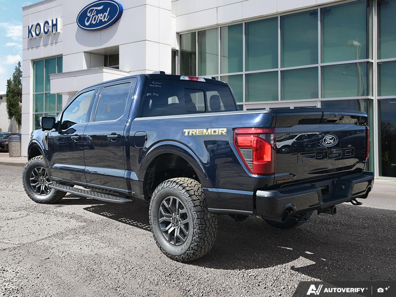 NEW 2026 Ford F-150 Tremor - Antimatter Blue Metallic Exterior / BLACK, UNIQUE SPORT CLOTH 40/CONSOLE/40 POWER FRONT SEAT Interior - $76,929 - Stock #E61089 - VIN 1FTFW4L5XTFC08671 - Photo 4
