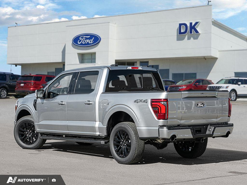 NEW 2026 Ford F-150 LARIAT - Iconic Silver Metallic Exterior / BLACK ACTIVE X Interior - $85,652 - Stock #D60818 - VIN 1FTFW5L85TFC05015 - Photo 4