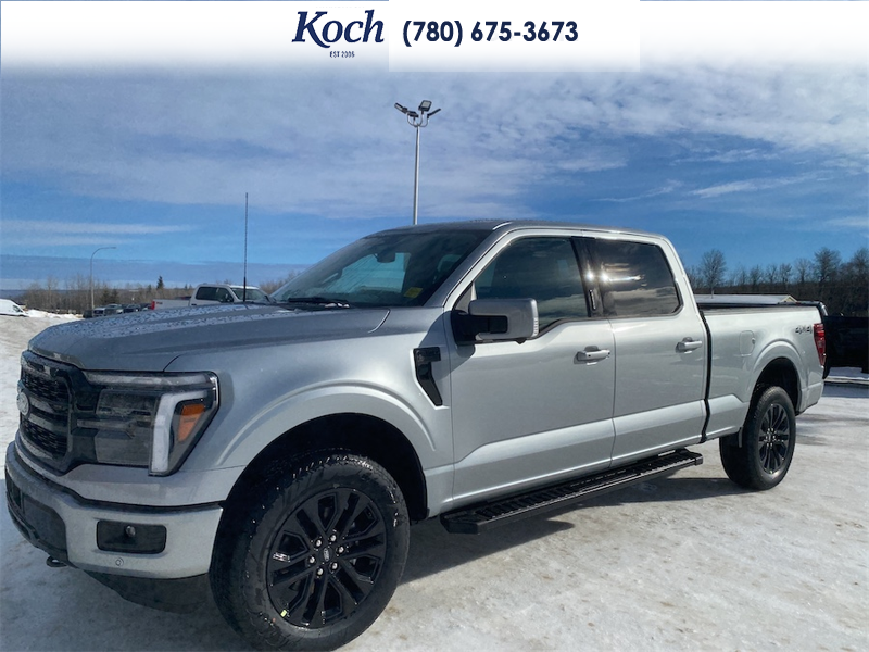 NEW 2026 Ford F-150 LARIAT - Iconic Silver Metallic Exterior / BLACK Interior - $82,685 - Stock #A26077 - VIN 1FTFW5L88TKD37502 - Photo 5