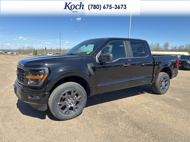 NEW 2026 Ford F-150 STX - Agate Black Exterior / BLACK ONYX/BLUE PREM LEATHER SEATS Interior - $63,955 - Stock #A26152 - VIN 1FTEW2LP1TKD67846 - Photo 5