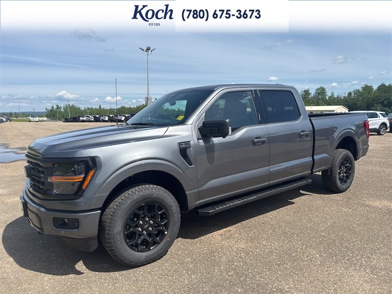 NEW 2026 Ford F-150 XLT - Carbonized Grey Metallic Exterior / BLACK, UNIQUE SPORT CLOTH 40/CONSOLE/40 FRONT-SEATS Interior - $77,210 - Stock #A26218 - VIN 1FTFW3L88TKE41539 - Photo 5