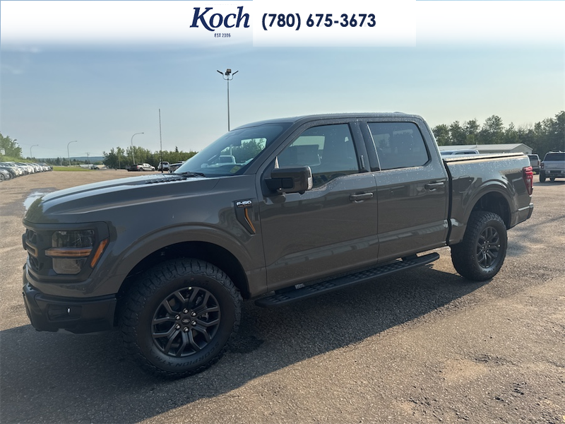 NEW 2026 Ford F-150 Tremor - Marsh Grey Exterior / BLACK, UNIQUE TREMOR LEATHER-TRIMMED BUCKET SEATS Interior - $88,993 - Stock #A26222 - VIN 1FTFW4L87TFB48388 - Photo 5