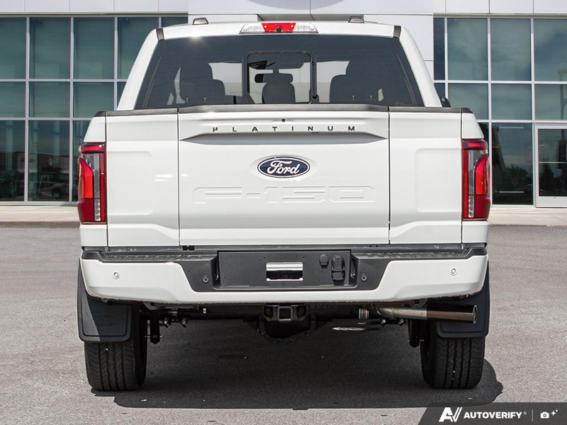 NEW 2026 Ford F-150 Platinum - Star White Tri-coat Metallic Exterior / BLACK LEATHER Interior - $98,250 - Stock #E60892 - VIN 1FTFW7L80TFB52817 - Photo 5