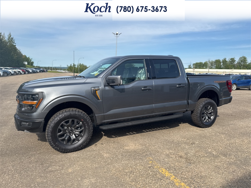 NEW 2026 Ford F-150 Tremor - Carbonized Grey Metallic Exterior / BLACK, UNIQUE TREMOR LEATHER-TRIMMED BUCKET SEATS Interior - $87,395 - Stock #A26227 - VIN 1FTFW4L84TFB54553 - Photo 5