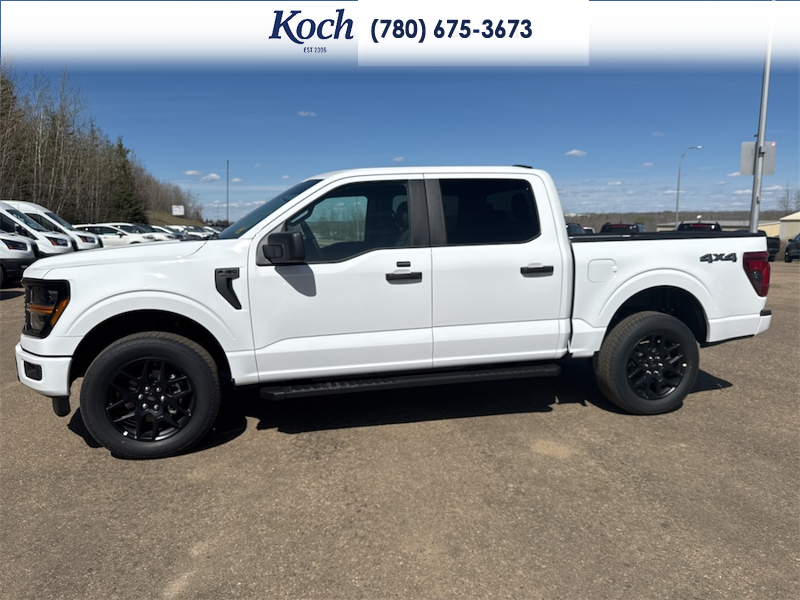 NEW 2026 Ford F-150 STX - Oxford White Exterior / BLACK ONYX/BLUE PREM LEATHER SEATS Interior - $65,530 - Stock #A26150 - VIN 1FTEW2LP5TKD67820 - Photo 6
