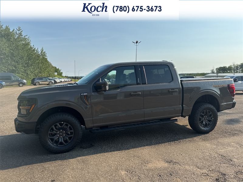 NEW 2026 Ford F-150 Tremor - Marsh Grey Exterior / BLACK, UNIQUE TREMOR LEATHER-TRIMMED BUCKET SEATS Interior - $88,993 - Stock #A26222 - VIN 1FTFW4L87TFB48388 - Photo 6