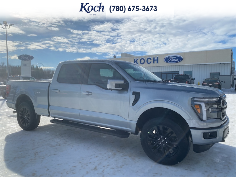 NEW 2026 Ford F-150 LARIAT - Iconic Silver Metallic Exterior / BLACK Interior - $82,685 - Stock #A26077 - VIN 1FTFW5L88TKD37502 - Photo 8