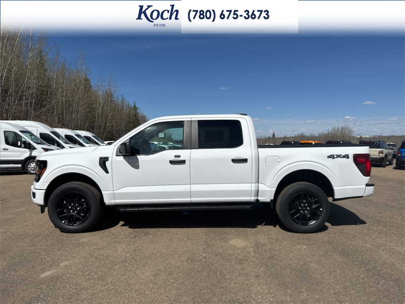 NEW 2026 Ford F-150 STX - Oxford White Exterior / BLACK ONYX/BLUE PREM LEATHER SEATS Interior - $65,530 - Stock #A26150 - VIN 1FTEW2LP5TKD67820 - Photo 7