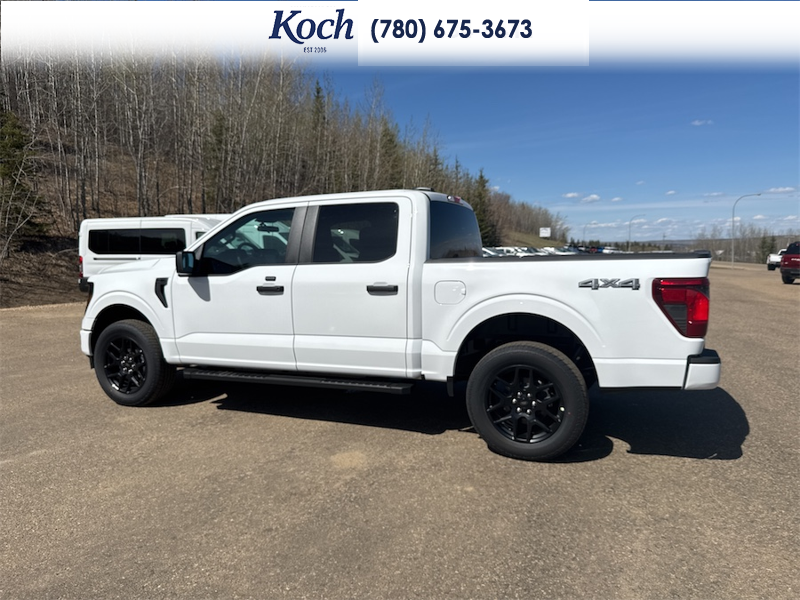 NEW 2026 Ford F-150 STX - Oxford White Exterior / BLACK ONYX/BLUE PREM LEATHER SEATS Interior - $65,530 - Stock #A26150 - VIN 1FTEW2LP5TKD67820 - Photo 8