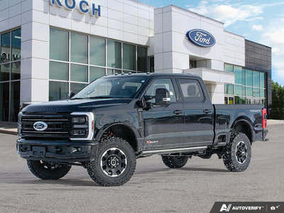 NEW 2026 Ford F-350 Super Duty
 Platinum Tremor Package - Agate Black Exterior / BLACK ONYX/BLUE LEATHER Interior - $129,903 - Stock #E60283 - VIN 1FT8W3BM8TED60496