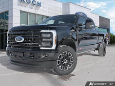 NEW 2026 Ford F-350 Super Duty Platinum Long Box - Agate Black Exterior - $124,948 - Stock #E60376 - VIN 1FT8W3BM2TED95941