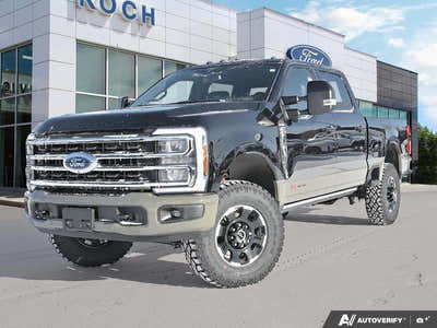 NEW 2026 Ford F-350 Super Duty
 King Ranch - Agate Black/marsh Grey Accent Exterior / JAVA LEATHER Interior - $135,692 - Stock #E60394 - VIN 1FT8W3BM0TED77504