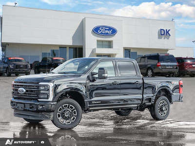 NEW 2026 Ford F-350 Super Duty Platinum - Agate Black Exterior - $120,761 - Stock #D60311 - VIN 1FT8W3BT6TED85081