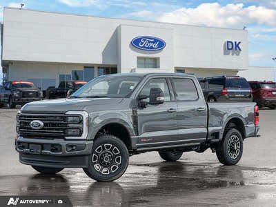 NEW 2026 Ford F-350 Super Duty Platinum - Carbonized Grey Metallic Exterior - $124,761 - Stock #D60347 - VIN 1FT8W3BM3TEE05392