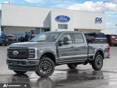 NEW 2026 Ford F-350 Super Duty Platinum - Carbonized Grey Metallic Exterior - $124,761 - Stock #D60347 - VIN 1FT8W3BM3TEE05392