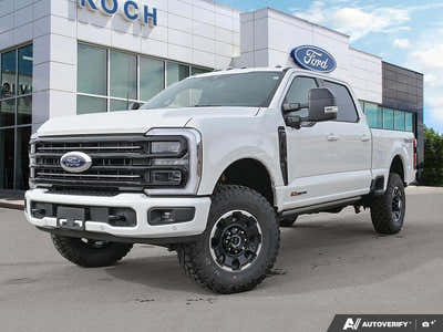 NEW 2026 Ford F-350 Super Duty Platinum Tremor - Star White Tri-coat Metallic Exterior - $128,253 - Stock #E60436 - VIN 1FT8W3BM9TEE06076