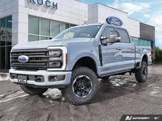 NEW 2026 Ford F-350 Super Duty Platinum - Glacier Gray Exterior - $128,253 - Stock #E60442 - VIN 1FT8W3BM1TED99091