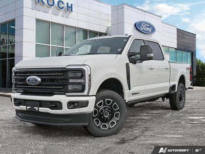 NEW 2026 Ford F-350 Super Duty Platinum - Star White Tri-coat Metallic Exterior - $124,528 - Stock #E60392 - VIN 1FT8W3BT6TED89079