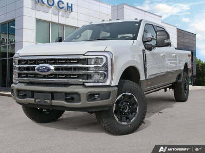 NEW 2026 Ford F-350 Super Duty King Ranch Tremor - Star White/marsh Grey Accent Exterior - $128,342 - Stock #E60354 - VIN 1FT8W3BM4TED76839