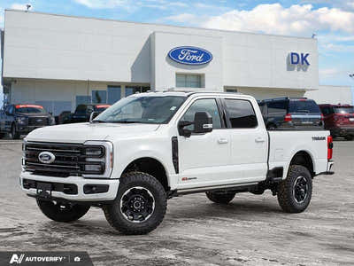 NEW 2026 Ford F-350 Super Duty Platinum - Star White Tri-coat Metallic Exterior - $130,716 - Stock #D60358 - VIN 1FT8W3BM1TEE07738