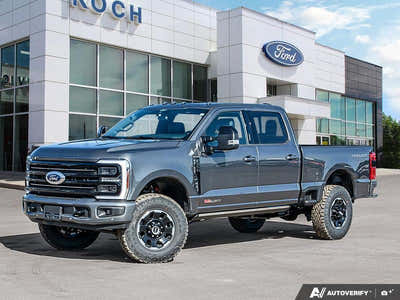 NEW 2026 Ford F-350 Super Duty Platinum Tremor - Carbonized Grey Metallic Exterior - $127,453 - Stock #E60491 - VIN 1FT8W3BM2TED99973