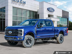 NEW 2026 Ford F-350 Super Duty Platinum Tremor - Argon Blue Metallic Exterior - $127,453 - Stock #E60534 - VIN 1FT8W3BMXTEE28331