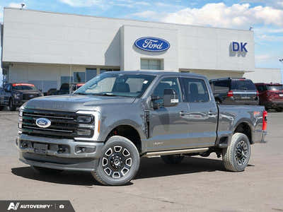 NEW 2026 Ford F-350 Super Duty Platinum - Carbonized Grey Metallic Exterior - $120,761 - Stock #D60428 - VIN 1FT8W3BT1TEE29312