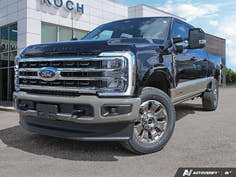 NEW 2026 Ford F-350 Super Duty King Ranch - Agate Black/marsh Grey Accent Exterior - $123,862 - Stock #E60649 - VIN 1FT8W3BM1TEE28377