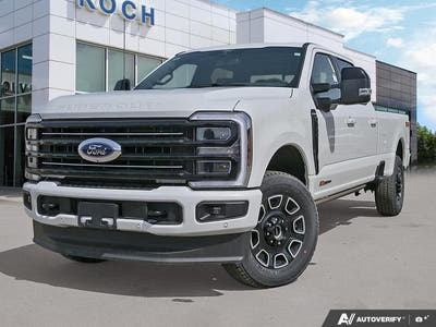 NEW 2026 Ford F-350 Super Duty Platinum Long Box - Star White Tri-coat Metallic Exterior - $126,648 - Stock #E60203 - VIN 1FT8W3BM0TED64185