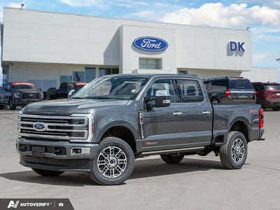 NEW 2026 Ford F-350 Super Duty Platinum - Carbonized Grey Metallic Exterior - $128,806 - Stock #D60451 - VIN 1FT8W3BM2TEE31708
