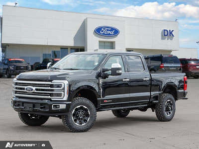 NEW 2026 Ford F-350 Super Duty Platinum - Agate Black Exterior - $131,817 - Stock #D60574 - VIN 1FT8W3BM7TED82991